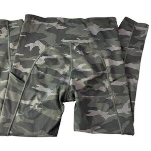 ATHLETA Camo Camouflage Yoga Leggings. Black Gray.  Size Women's Small
